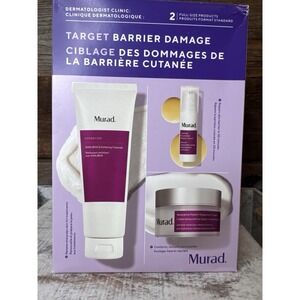 Murad Target Barrier Damage Set Full Size Cleanser & Hyaluronic Cream Moisturize